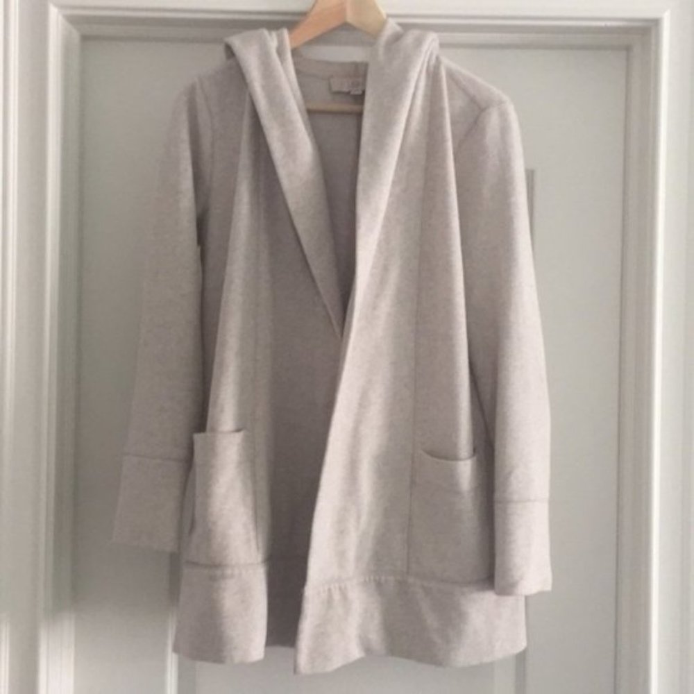 Loft hooded cardigan sweatshirt